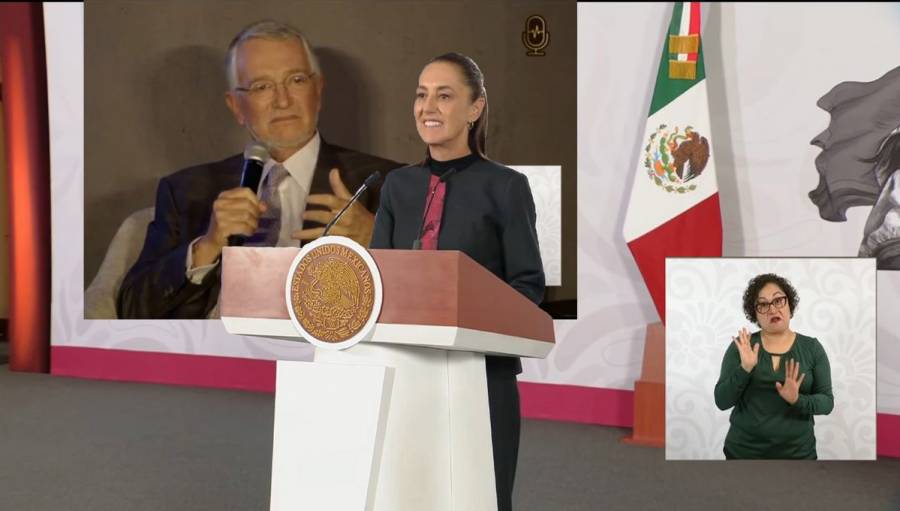 Sheinbaum exhibe a Salinas Pliego llamando a la violencia
