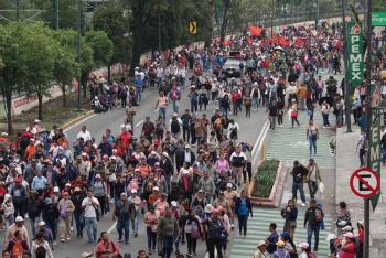 CNTE insiste en abrogaci&oacute;n de Ley del ISSSTE y reta al gobierno en “marcador futbolero”