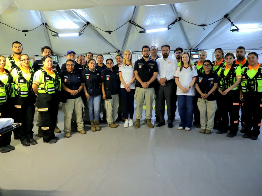 Secretar&iacute;a de Salud instala hospital m&oacute;vil en Parque Fundidora para el FIFA Fan Festival Monterrey