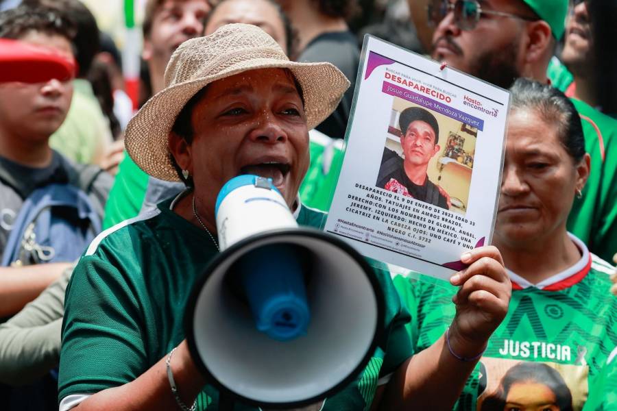 Madres buscadoras denuncian crisis de desapariciones durante inauguración del Mundial 2026