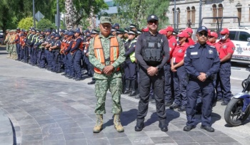 Gobierno de Puebla despliega operativo interinstitucional para proteger espacios p&uacute;blicos durante eventos masivos