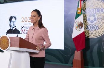 Sheinbaum analiza acudir al Fan Fest en Z&oacute;calo para ver inauguraci&oacute;n del Mundial; 
