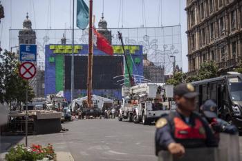La fiesta mundialista arranca en el Z&oacute;calo con la apertura del FIFA Fan Fest