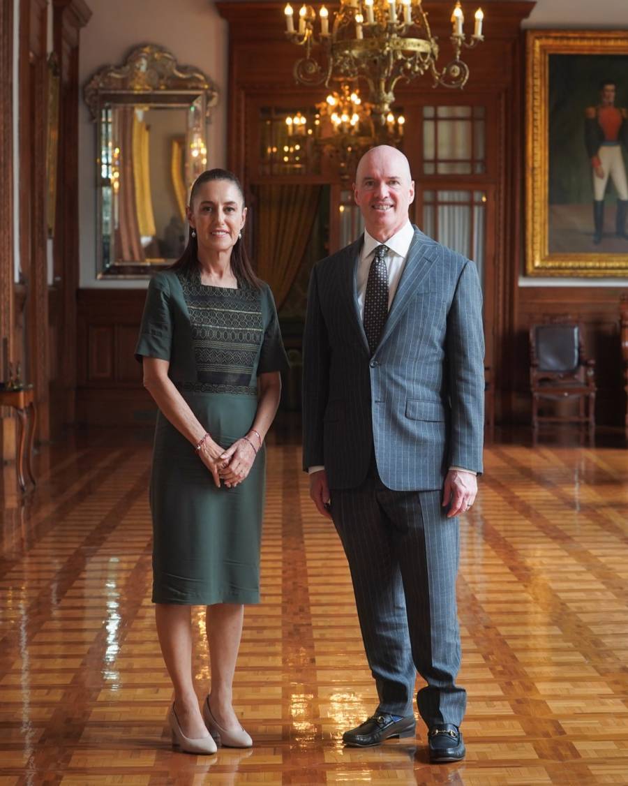 Sheinbaum se reuacutene con Ben Horowitz en Palacio Nacional