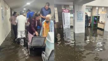 Fuertes lluvias provocaron desbordamiento del r&iacute;o San Buenaventura e inundaciones en hospital de CDMX