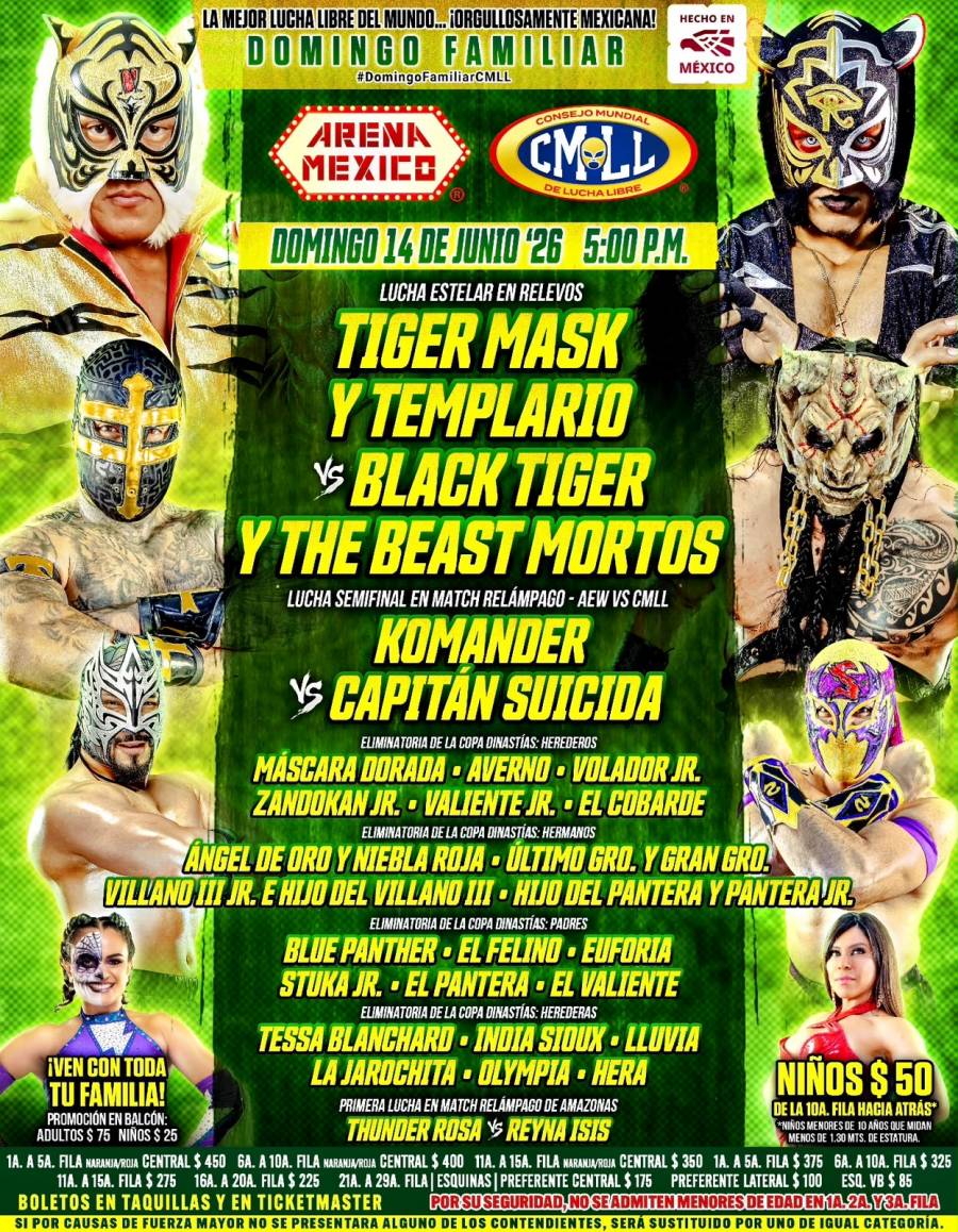 Fin de semana de talla internacional en la Arena Coliseo y Arena M&eacute;xico