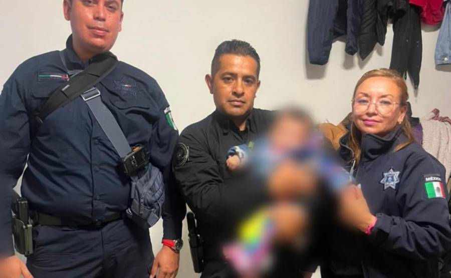 Beb&eacute; de ocho meses queda bajo protecci&oacute;n institucional tras ser localizada sola en Ecatepec