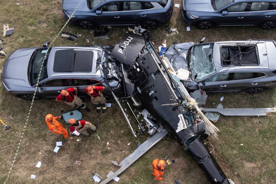 Seis muertos en colisión de dos helicópteros en Rio de Janeiro 