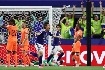Pa&iacute;ses Bajos deja escapar la victoria y empata con Jap&oacute;n en su debut mundialista