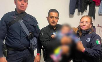 Beb&eacute; de ocho meses queda bajo protecci&oacute;n institucional tras ser localizada sola en Ecatepec