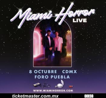 ¡Miami Horror dar&aacute; una noche de sintetizadores, groove y atm&oacute;sferas alucinantes en el Foro Puebla de la CDMX!