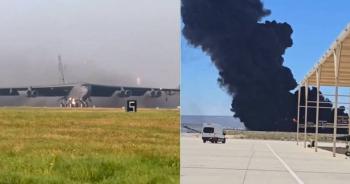 Ocho tripulantes mueren en accidente de bombardero B-52 en California