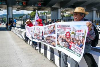 CNTE libera casetas y mantiene protestas en distintos accesos a la Ciudad de M&eacute;xico