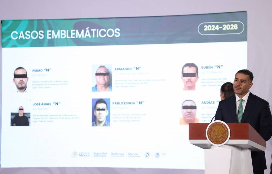 Garc&iacute;a Harfuch revela que ‘El Mencho’ financi&oacute; a Los Chapitos