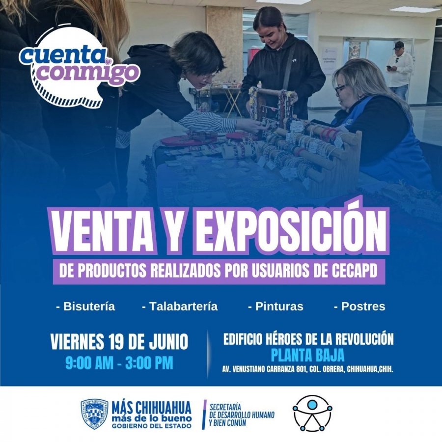 Alumnos con discapacidad expondrán y venderán sus productos en Chihuahua