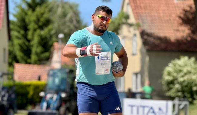 Uziel Muñoz impone nueva marca y gana oro en Estonia  