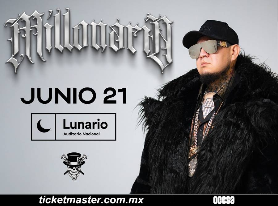 MILLONARIO ANUNCIA UNA NOCHE HIST&Oacute;RICA EN EL LUNARIO JUNTO A ACZINO Y FIGURAS CLAVE DEL RAP MEXICANO