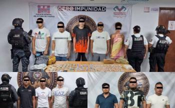 Desmantelan banda de extorsi&oacute;n “gota a gota” en Chiapas; 11 detenidos