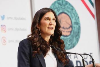 Combatir al crimen organizado es la mejor defensa ante presiones de USA: Kenia L&oacute;pez Rabad&aacute;n