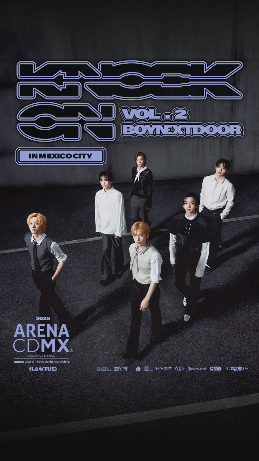 PRIMERA GIRA MUNDIAL DE BOYNEXTDOOR ‘KNOCK ON Vol. 2’ LLEGA A NORTEAMÉRICA ESTE OTOÑO