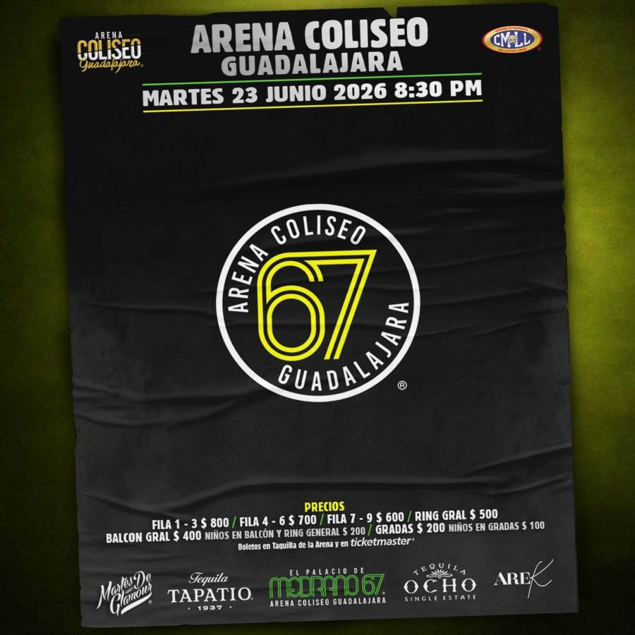 *GUADALAJARA SE VESTIRÁ DE GLORIA CON UNA NOCHE DE APUESTAS, ESTRELLAS DEL CMLL Y TALENTO LOCAL*