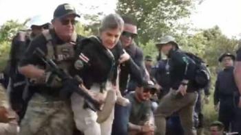 Explosioacuten obliga a evacuar a presidenta de Costa Rica Laura Fernaacutendez durante gira en Crucitas de Cutris