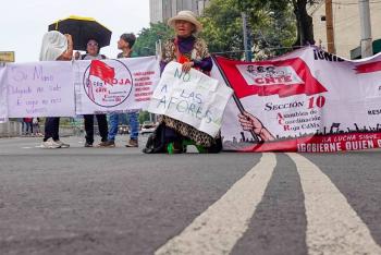 CNTE decidir&aacute; este viernes si mantiene plant&oacute;n en CDMX tras ofrecimiento de recursos educativos