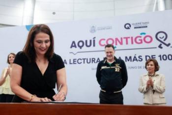 Instituciones educativas y autoridades firman pacto para impulsar la lectura entre estudiantes