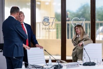 Meloni rechaza versi&oacute;n de Trump sobre una supuesta petici&oacute;n de foto durante el G7