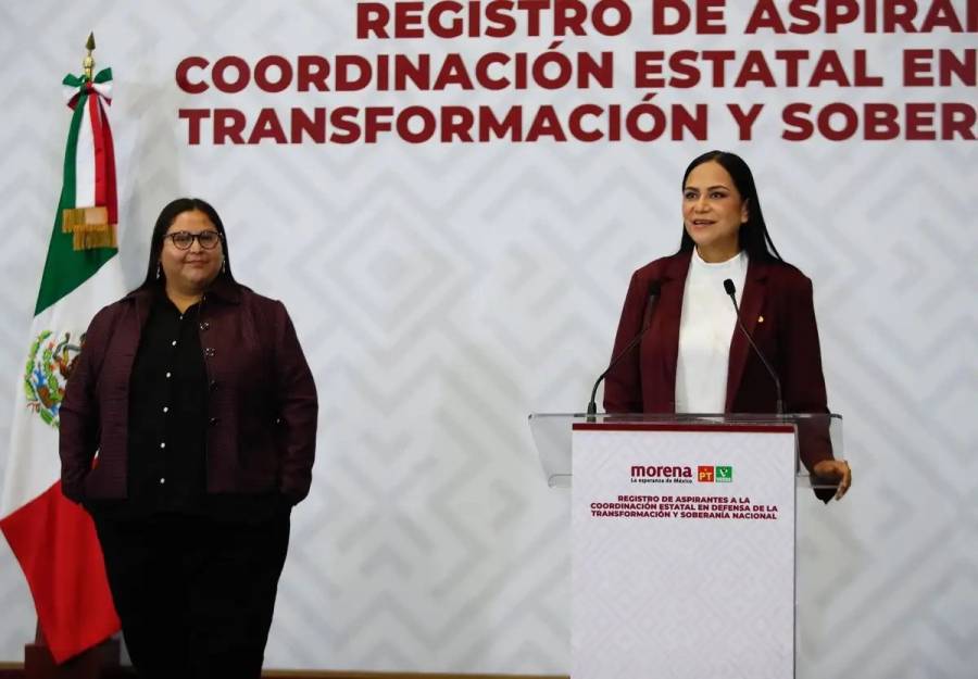 Morena, PT y PVEM inician registro de aspirantes rumbo a gubernaturas de 2027