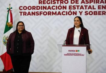 Morena, PT y PVEM inician registro de aspirantes rumbo a gubernaturas de 2027