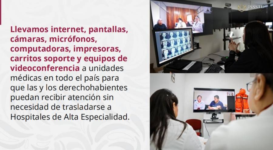 Fortalecen sistema de salud con tecnología, telemedicina y mejoras en clínicas públicas