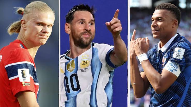 Imparables Messi, Mbappe y Haaland en el mundial, anotan doblete ial 2026