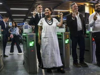 Brugada entrega obras en cuatro estaciones del Metro: modernizaci&oacute;n avanza en la L&iacute;nea 2 de la CDMX