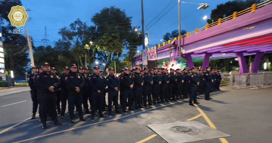 SSC despliega operativo de seguridad por partido México vs Chequia en el Estadio Ciudad de México