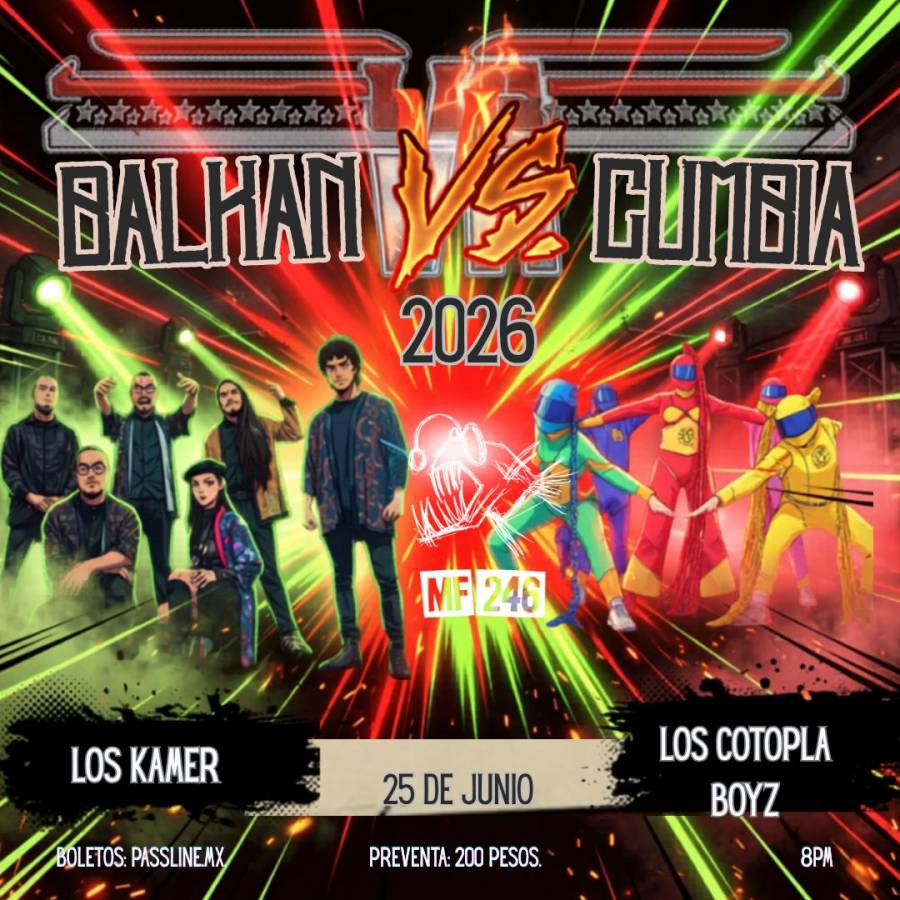 Balkan vs Cumbia regresa con una segunda edición explosiva