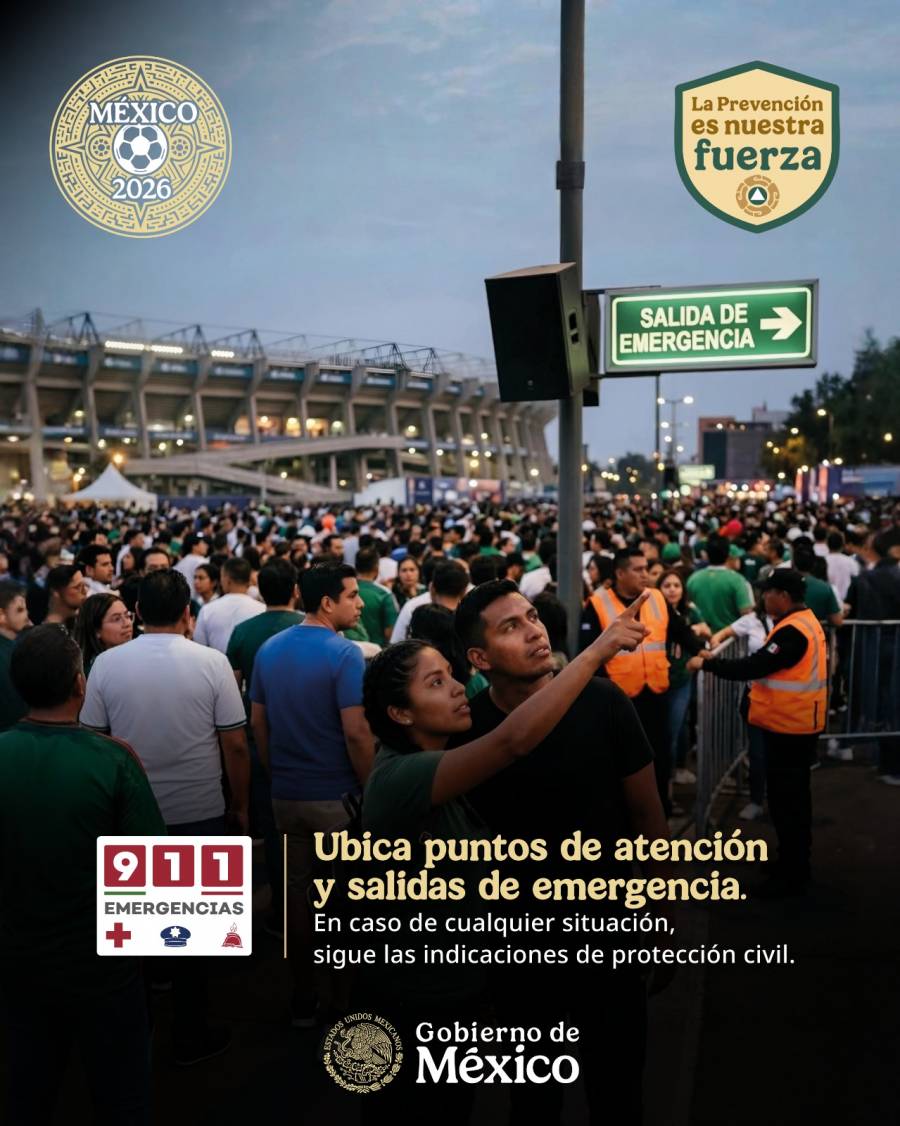 CNPC emite recomendaciones por lluvias en partido México vs Chequia en el Estadio Ciudad de México