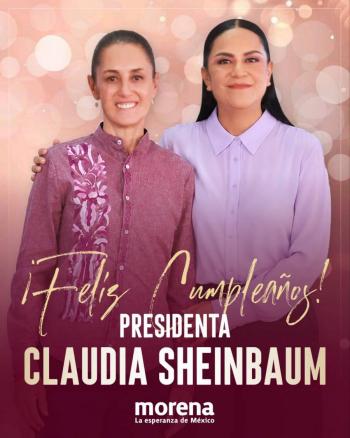 Sheinbaum celebrar&aacute; su cumplea&ntilde;os con pozole con su esposo, y el dininhi reuni&oacute;n familiar