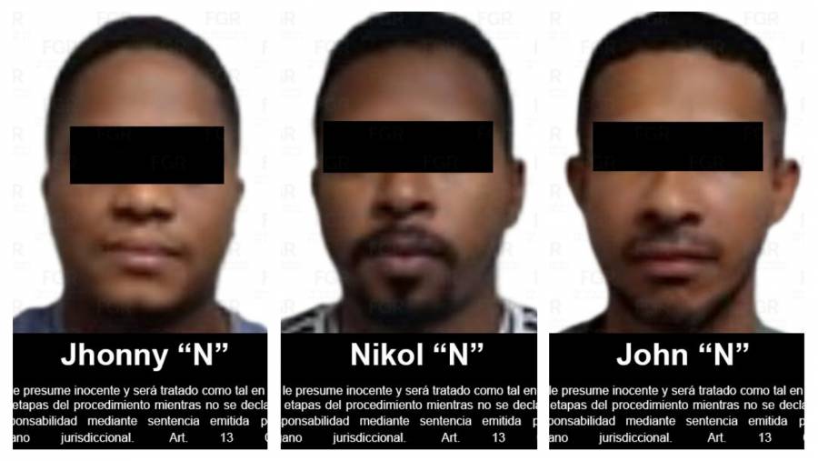 Vinculan a proceso a tres detenidos en Colima por introducir más de 313 kilos de cocaína