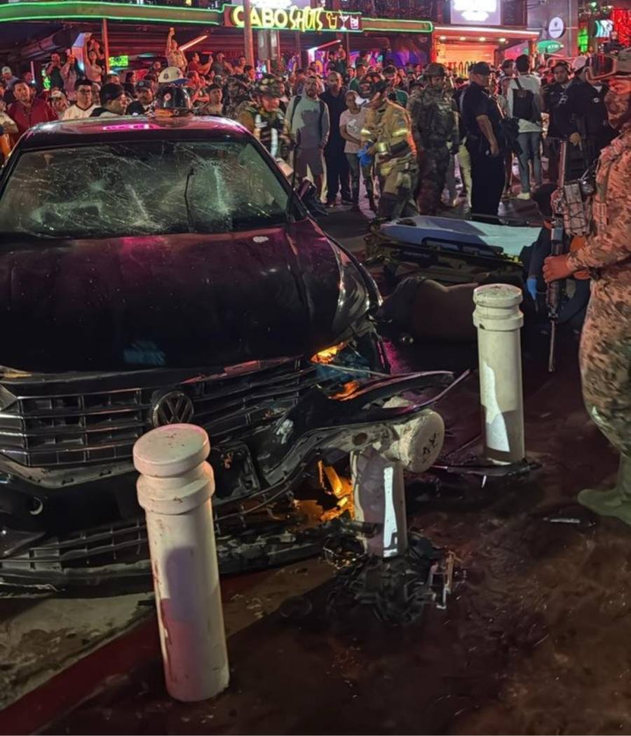 Atropellamiento durante festejos por triunfo de M&eacute;xico deja 17 lesionados en Los Cabos