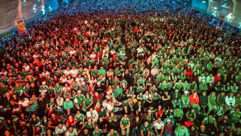 Conviven m&aacute;s de 5 mil personas en Tlalpan tras victoria de la Selecci&oacute;n Mexicana