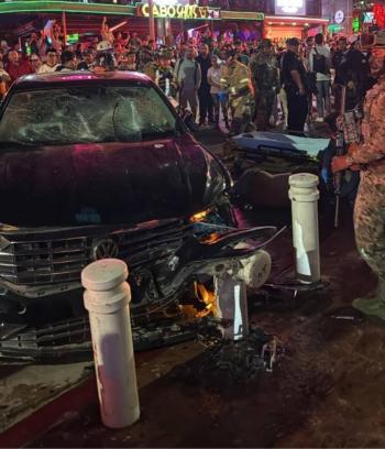 Atropellamiento durante festejos por triunfo de M&eacute;xico deja 17 lesionados en Los Cabos