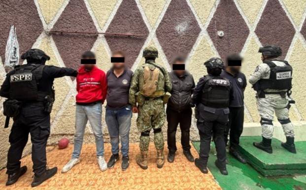 Detienen a cuatro presuntos integrantes del CJNG en Uriangato