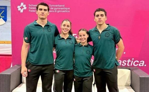 Gimnasia de trampolín mexicana cierra 11 en sincronizados en Copa Mundial de Suiza
