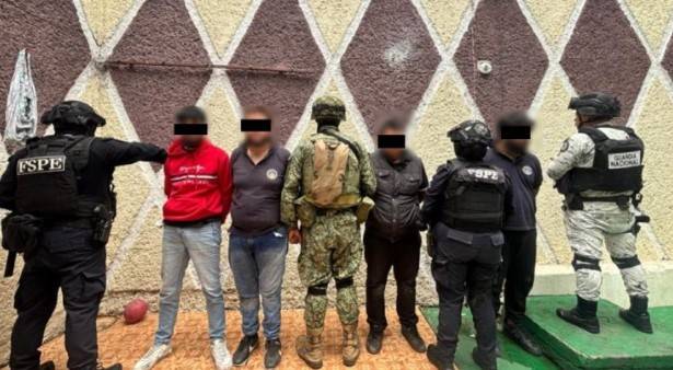 Detienen a cuatro presuntos integrantes del CJNG en Uriangato