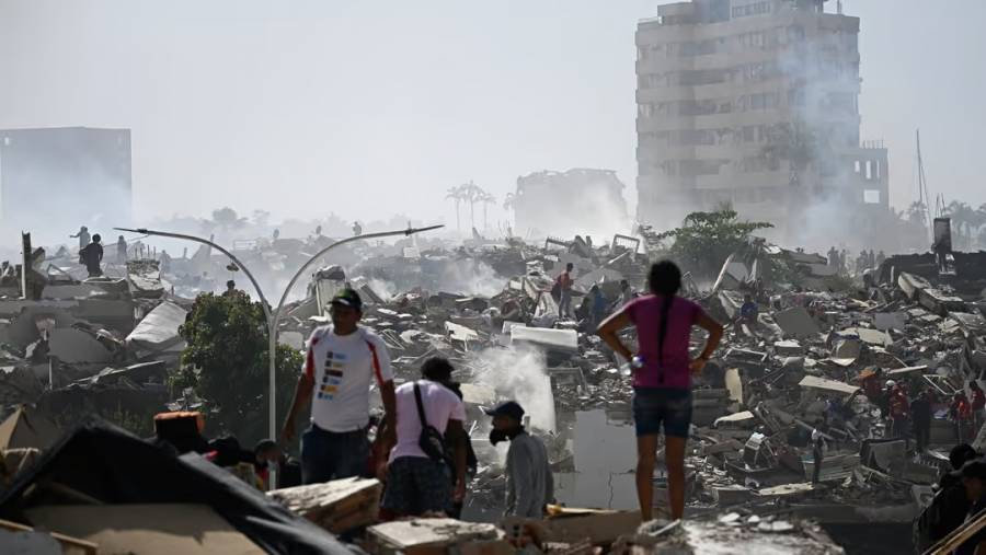 Parlamento de Venezuela confirma 1,430 muertos y más de 3,200 heridos tras los terremotos