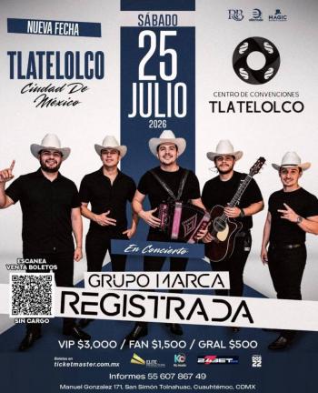 MARCA REGISTRADA LLEGA A LA CDMX EN UNA NOCHE DE CORRIDOS