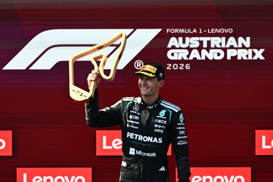 Victoria de George Russell en Austria; Checo Pérez queda fuera por fallas mecánicas 