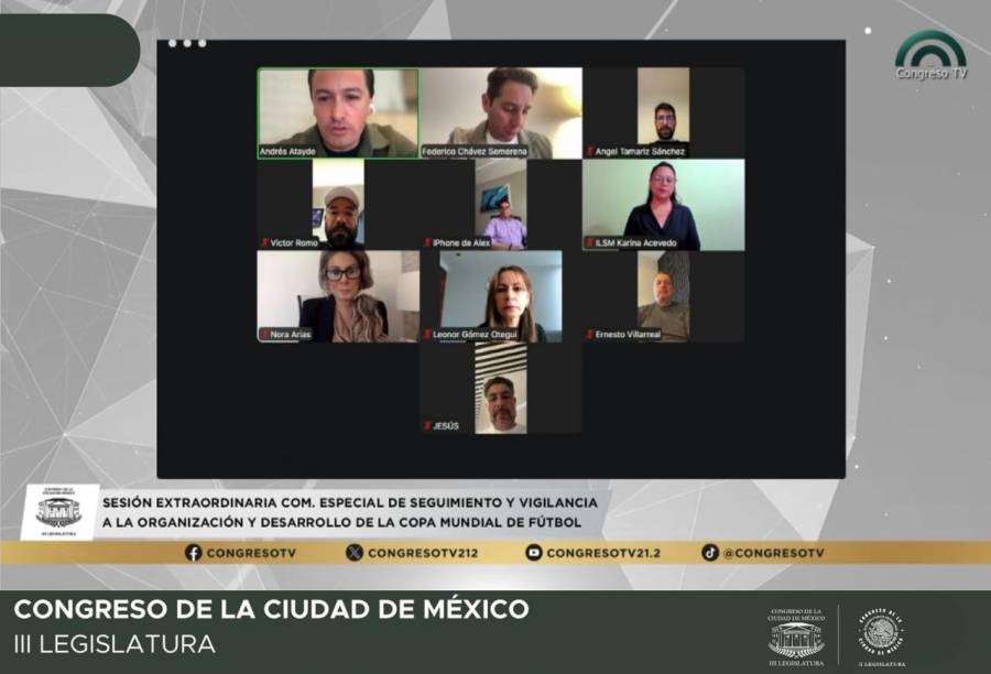 Congreso de CDMX recorrerá obras del Mundial 2026 para transparentar avances