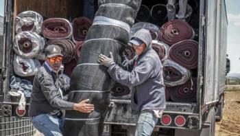 SDR entrega mallas antigranizo a 167 productores de manzana en Chihuahua